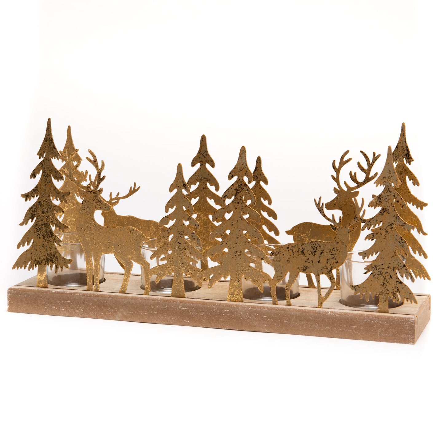 Fjörfaldur kertastjaki "Forest"
