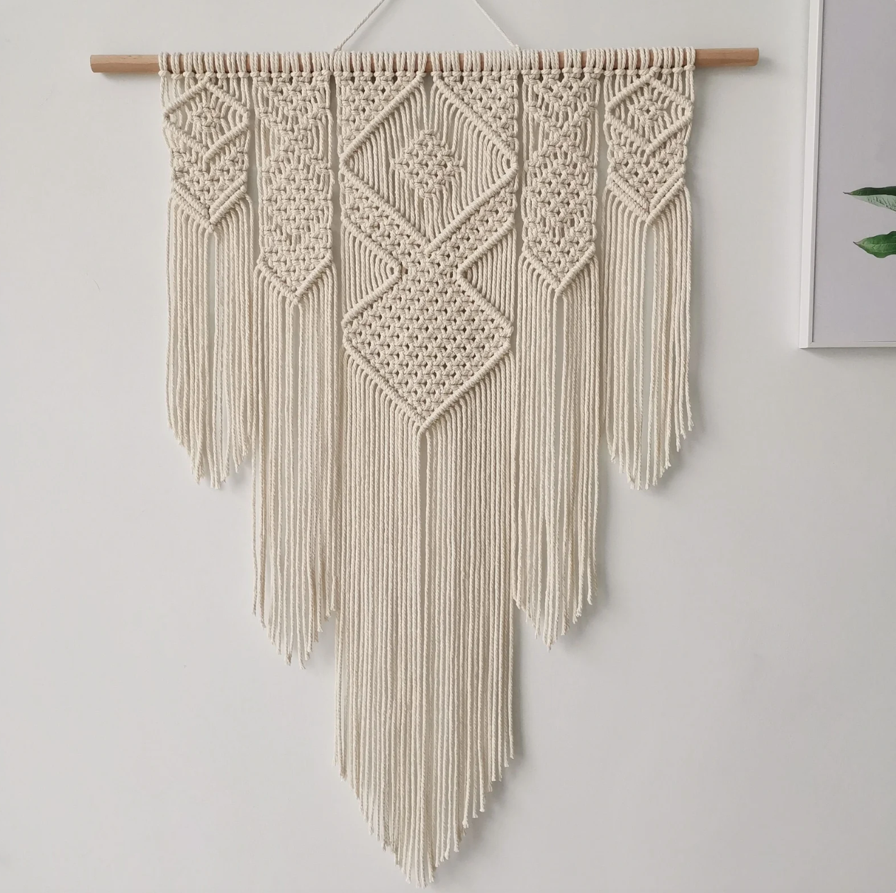 Nútímaleg Macramé vegghengi