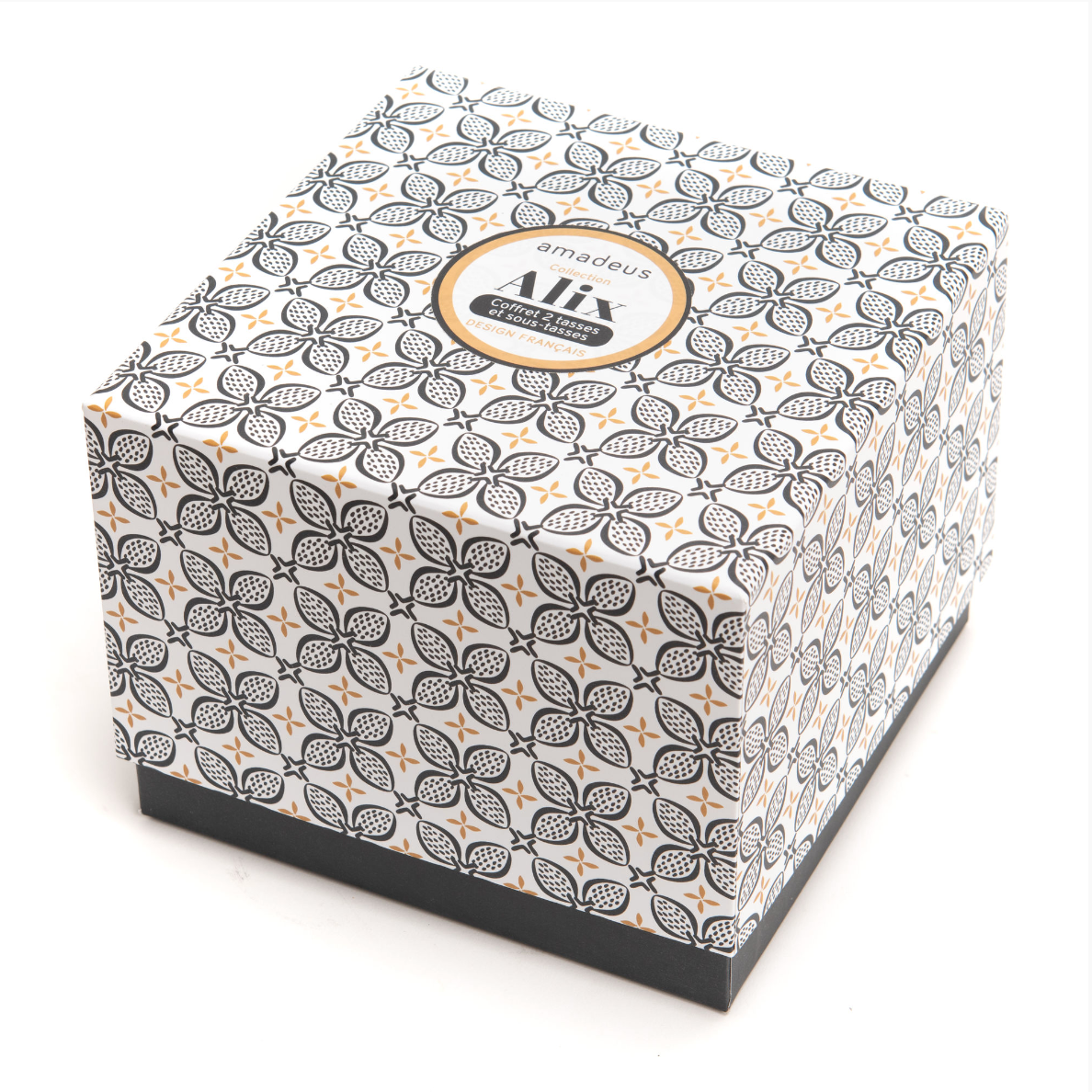 Kaffibollar með undirskálum "Alix" (2stk)