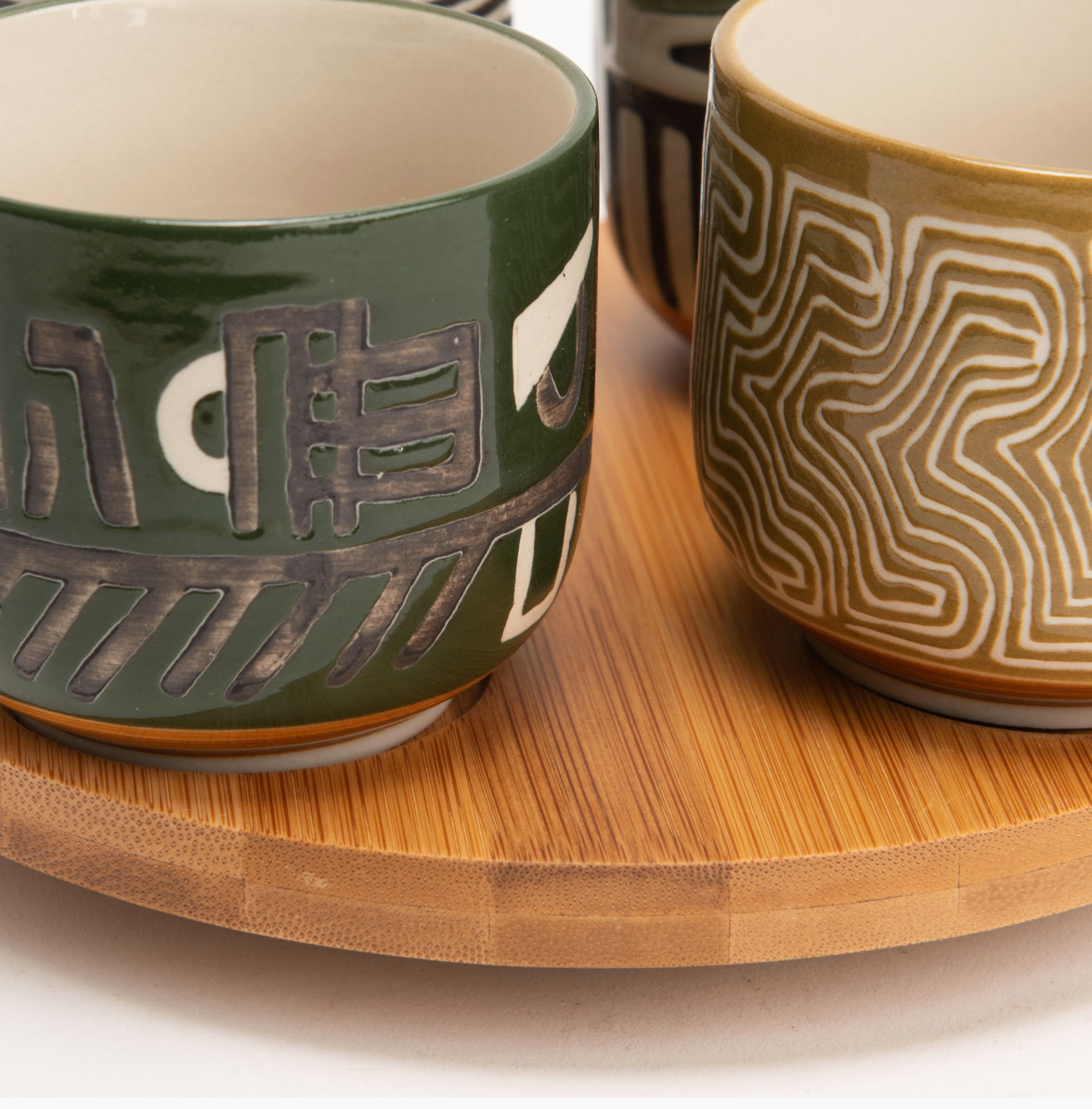 Cups on a turntable "Aya" (4pcs)