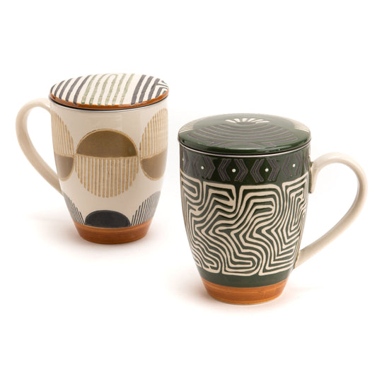 Mug with filter "Aya" (2pcs)