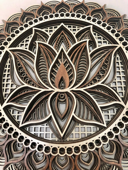 Mandala vegghengi "Lotus"
