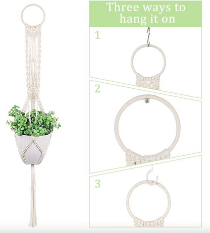 Macramé plöntuhengi