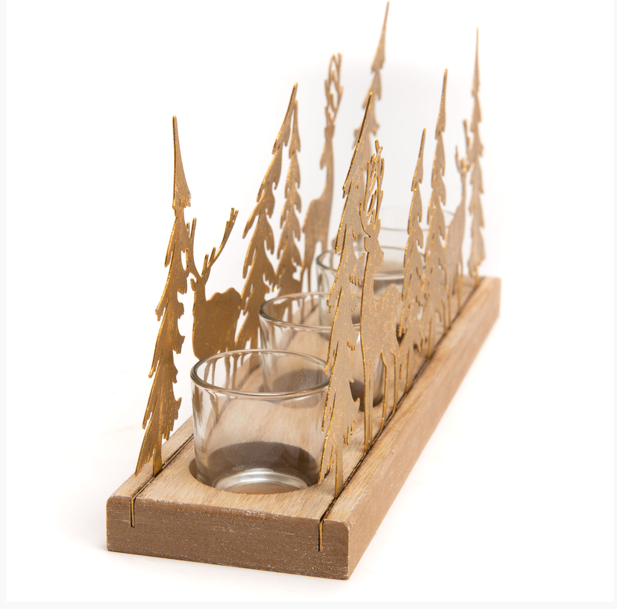 Four-fold candle holder "Forest"